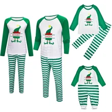 Одинаковые комплекты для семьи, рождественские пижамы, ночная рубашка для мамы, дочки, папы и сына, одежда для мамы и меня, Рождественская Пижама