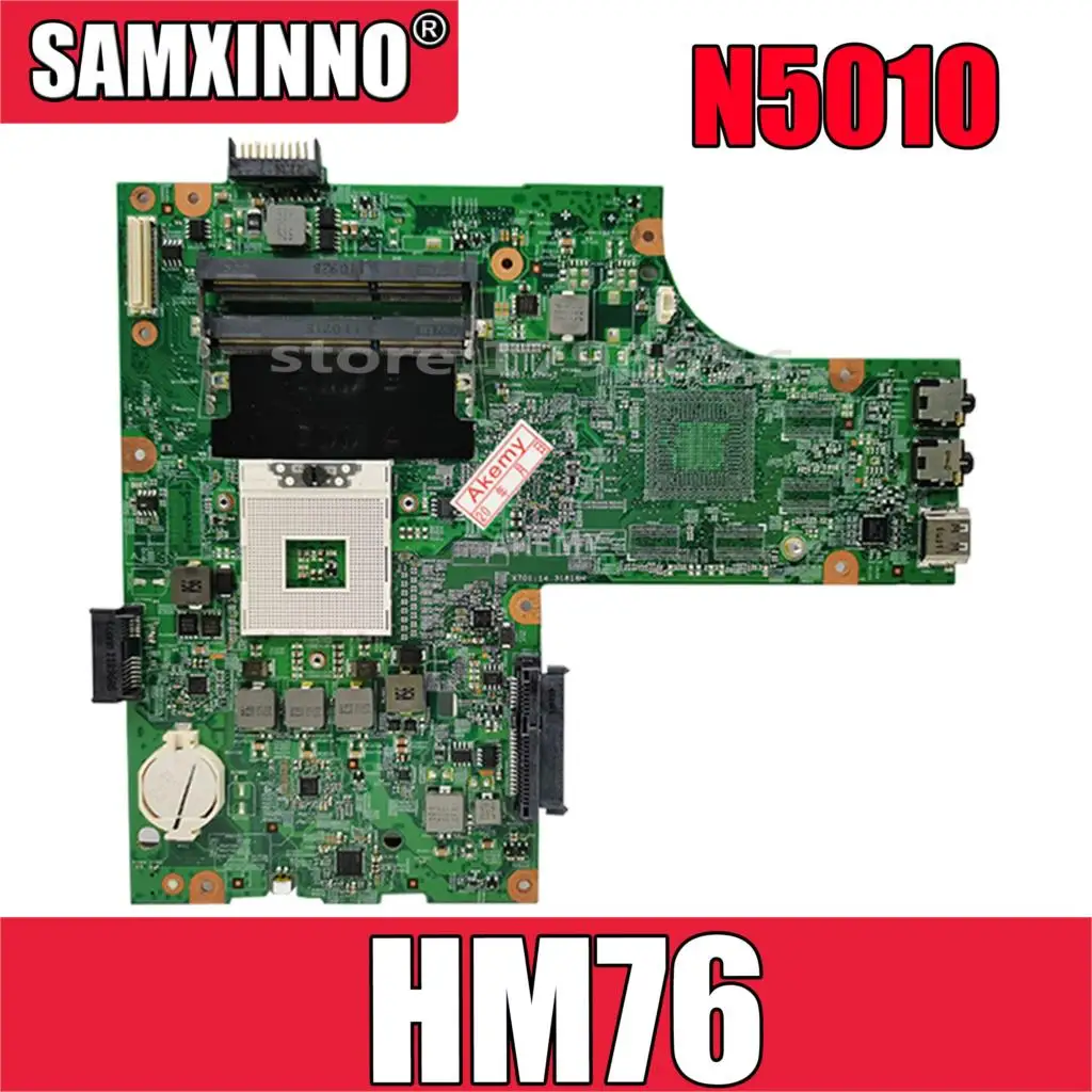 09909 1 для For DELL inspiron N5010 CN 0VX53T VX53T 48.4HH01.011 HM57 с GPU исходный тест материнская