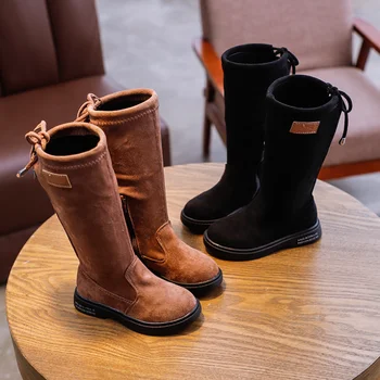 

Fashion Boots Toddler Infant Kids Baby Boys Girls Fashion Flock Long Outdoor Shoes Boots Children's Shoes Drop Shipping