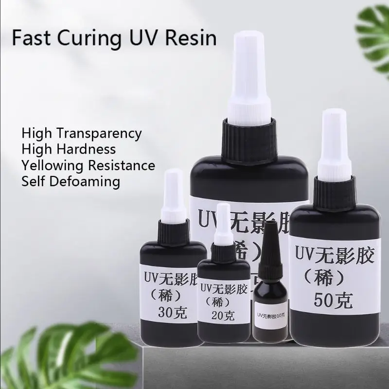 

Hard Clear UV Resin Ultraviolet Curing Sunlight Activated Resin Jewelry Making R9JE