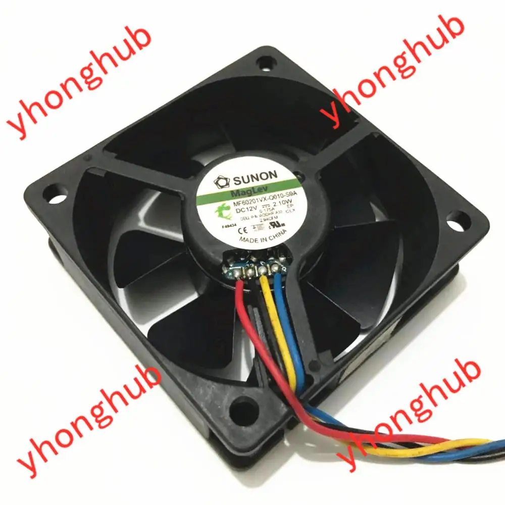 SUNON MF60201VX Q010 S9A DC 12V 2 10 W 60x60x20mm вентилятор охлаждения сервера|square fan|server fandc fan 12v |