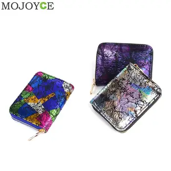 

Small Zipper Coin Fashion Wallets And Purse PU Women Female Credit Bank Card Case Holder Money Bag