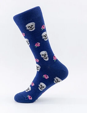 Новые носки Хэллоуин для взрослых, повседневные хлопковые мужские носки на осень и весну, спортивные носки с принтом - Цвет: 4