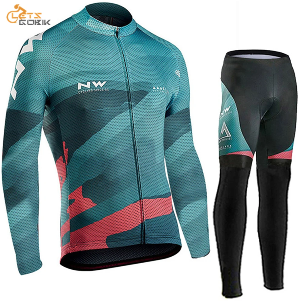 Новинка, комплект из Джерси для велоспорта Northwave, мужские про команды Mtb, одежда для велоспорта Bmcs, летний триатлон с длинными рукавами, комплект для горного велосипеда