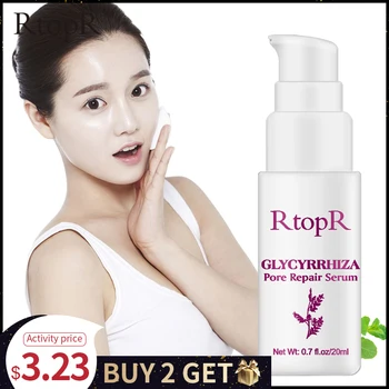 

RtopR Glycyrrhiza Face Pore Repair Serum Collagen Face Anti Wrinkle Whitening Cream Oil Control Hydrating Effective Shrink Pores