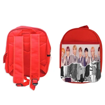 

RED backpack BTS KOREA FAKE LOVE MUSIC backpack rucksak