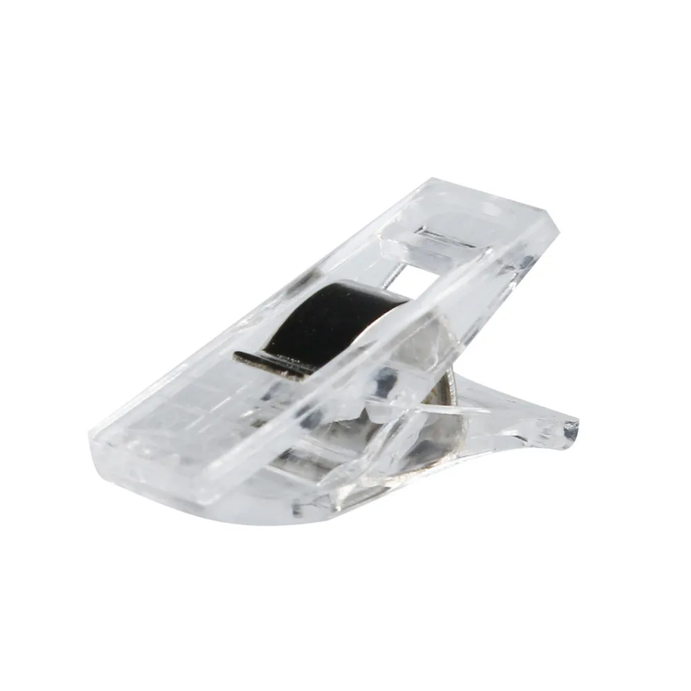 

50 PCS Clear Sewing Craft Quilt Binding Plastic Clips Clamps Pack Sewing Crafts cardigan clip couture gadgets inteligentes