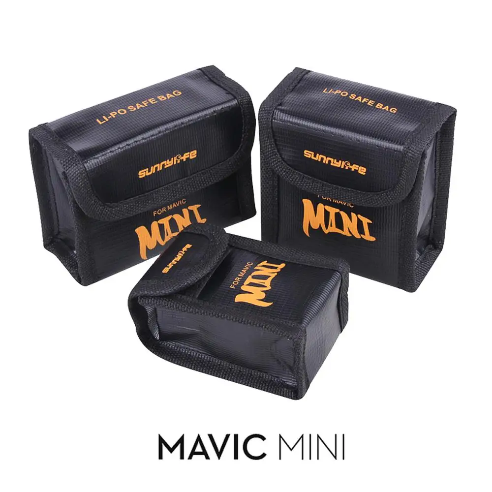 Mega Discount HYK Fireproof Explosion-Proof Lipo Battery Safe Bag Lipo Battery Guard Safe Pouch Sack Compatible with DJI Mavic Mini Battery 