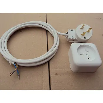 

Set for connecting electric stove 220 V. Outdoor installation. Length 4 meters.