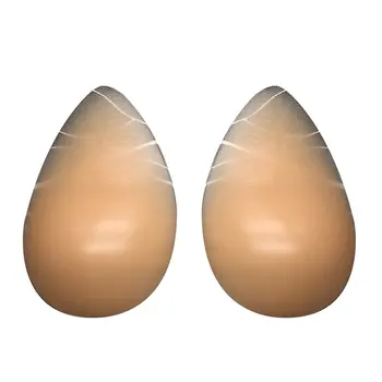 

1 pair Lifting silicone chest tight fitting invisible bra deep V thin evening dress silicone underwear