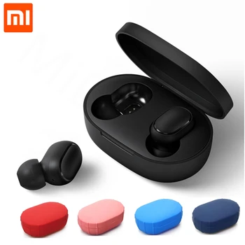 

Original Xiaomi Redmi AirDots Bluetooth earphone 5.0 TWS True Wireless Stereo SBC Cute Mini Light Earphones Auto Charging Box