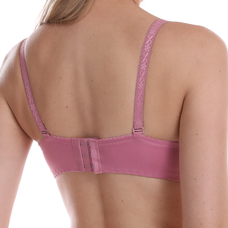 Beauwear большой Размеры кружевной бюстгальтер без косточек с подкладкой пуш ап