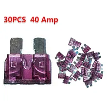 

30 PCS 40 Amp ATC Blade Fuses For Cars Truck automobiles SUV Audio Craravan Car Electronics Accessories Cables