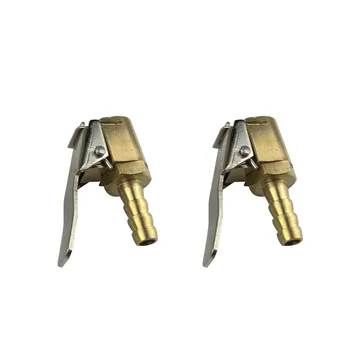 

2Pcs Auto Air Pump Chuck Clip Car Truck Tyre Tire Inflator Valve Connector Car 6MM Clamp Tire Repair Tools
