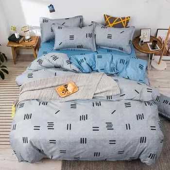

3/4ps Bedding Set Twin Full Queen King Size Heart-shaped Family Bed Sheet Duvet/Comforter Cover Pillowcase Single Double Bed Set