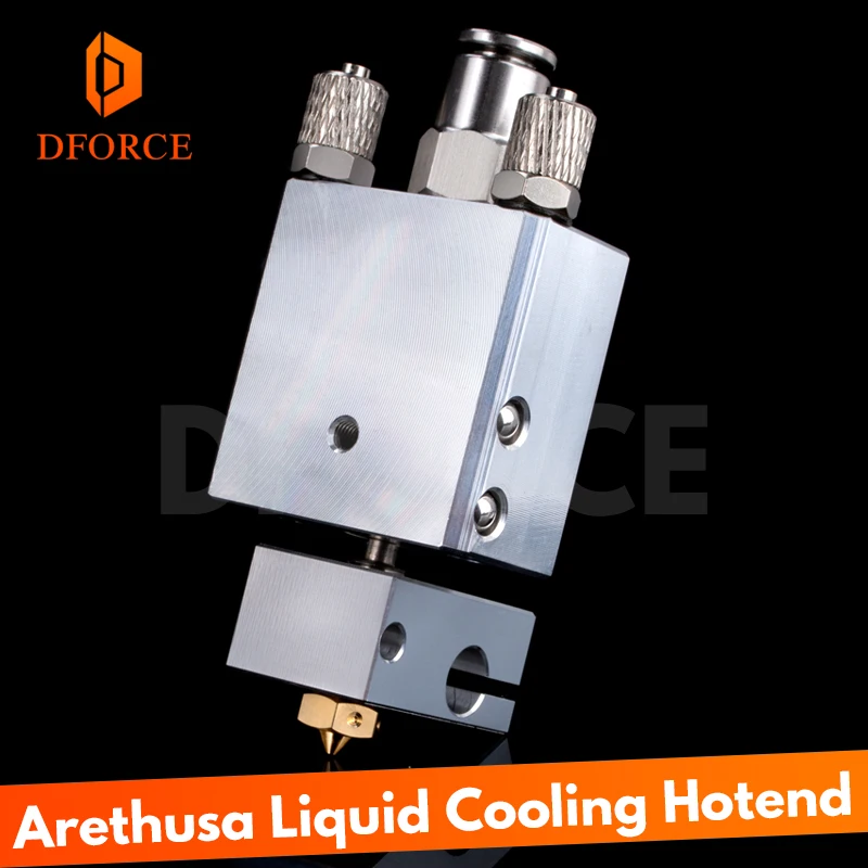 Жидкостный охлаждающий hotend DFORCE Arethusa для 3d печати наполнитель peek PA E3D V6 HOTEND titan с