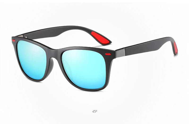 FUQIAN Модные TR90 поляризационные солнцезащитные очки мужские классические квадратные женские солнцезащитные очки ультра светильник унисекс очки для вождения UV400