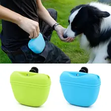 Переносная сумка для питомцев, собак, силиконовый Карманный Рюкзак для закусок, поясные сумки, портативные поясные сумки