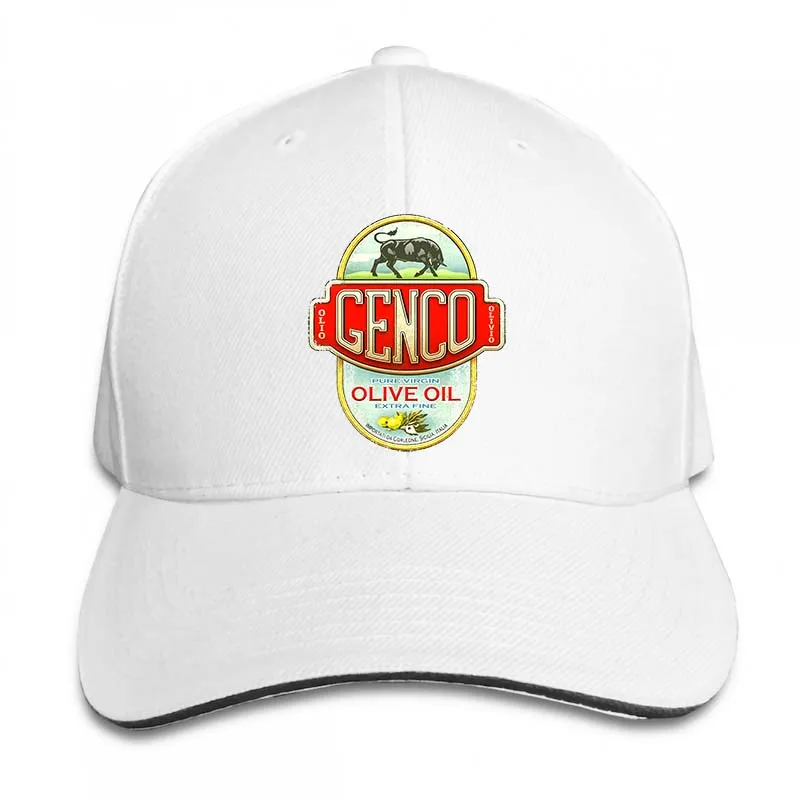 The Godfather Genco Olive Oil Co. Бейсбольная кепка для мужчин и женщин, кепки для водителя грузовика, модная Регулируемая Кепка - Цвет: 2-White