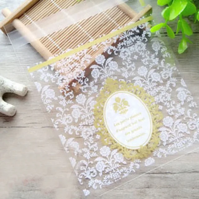 100pcs/lot 7cm Clear Candy Bag Transparent Plastic Bag Cookie OPP Bag For Wedding Birthday Party Decor DIY Gift Packaging Pouch B14