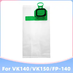 6 Pcs Dust Filter Bag Replacement Kit for Vorwerk VK140 VK150 Upright Vacuum Cleaner Premium Filterbag FP 140 / 150 Spare Parts