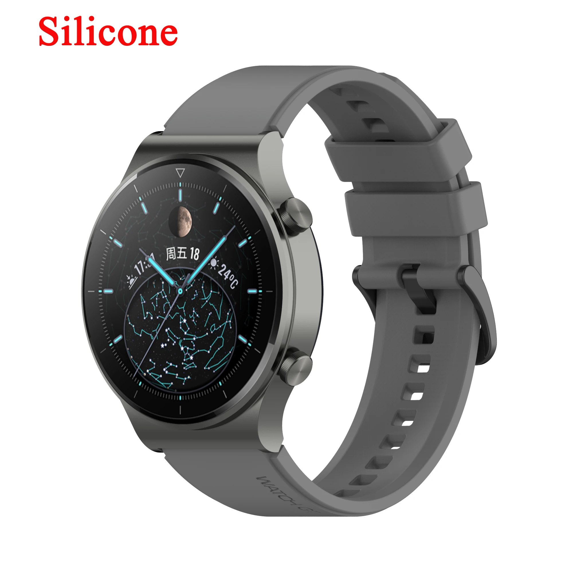 Premium 22mm Leather Strap Band - Sport Edition Original Watchband Replacement Bracelet Correa