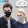 1Pcs Fashion Mask Unisex Cotton Breath Valve Mouth Mask Dust Pollution Mask Filter Respirator Mouth-muffle Mascarillas 2