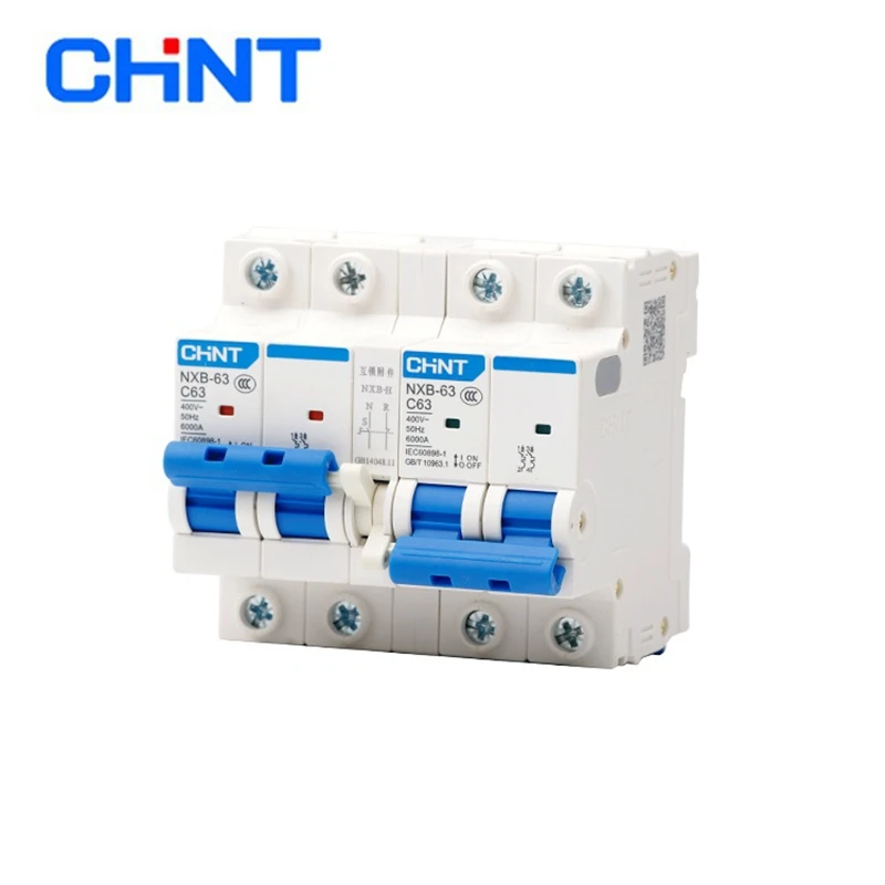 CHINT NXB-63 2P 32A 40A 63a MTS Dual Power ручной выключатель цепи MCB 50 Гц/60 Гц 400 В ~ | Обустройство