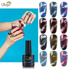 Ukiyo 10 мл отмачиваемый Гель-лак для ногтей УФ светодиодный сменный Гель-лак разноцветные, для ногтей с мраморным эффектом