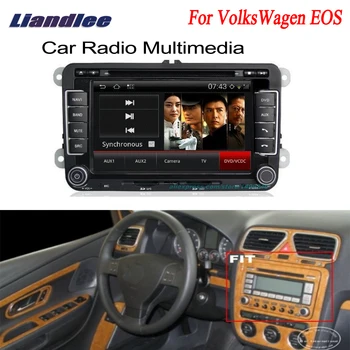 شراءLiandlee لسيارات فولكس فاجن EOS 2007 ~ 2011 سيارة 2 Din نظام أندرويد لتحديد المواقع نظام ملاحة أندرويد خرائط نافي CD DVD Palyer راديو HD شاشة OBD2