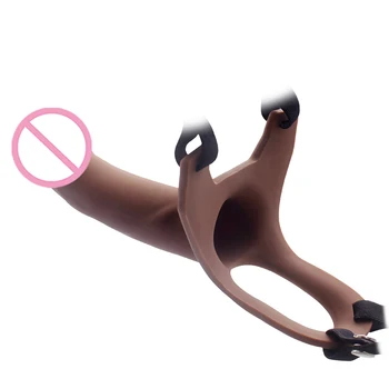 5.7 Inch Realistic Dildo Strap-On Adjustable Big Dildo Extender Sex Tool For Men Strapon Panties Sex Toys for Lesbian Couples 6