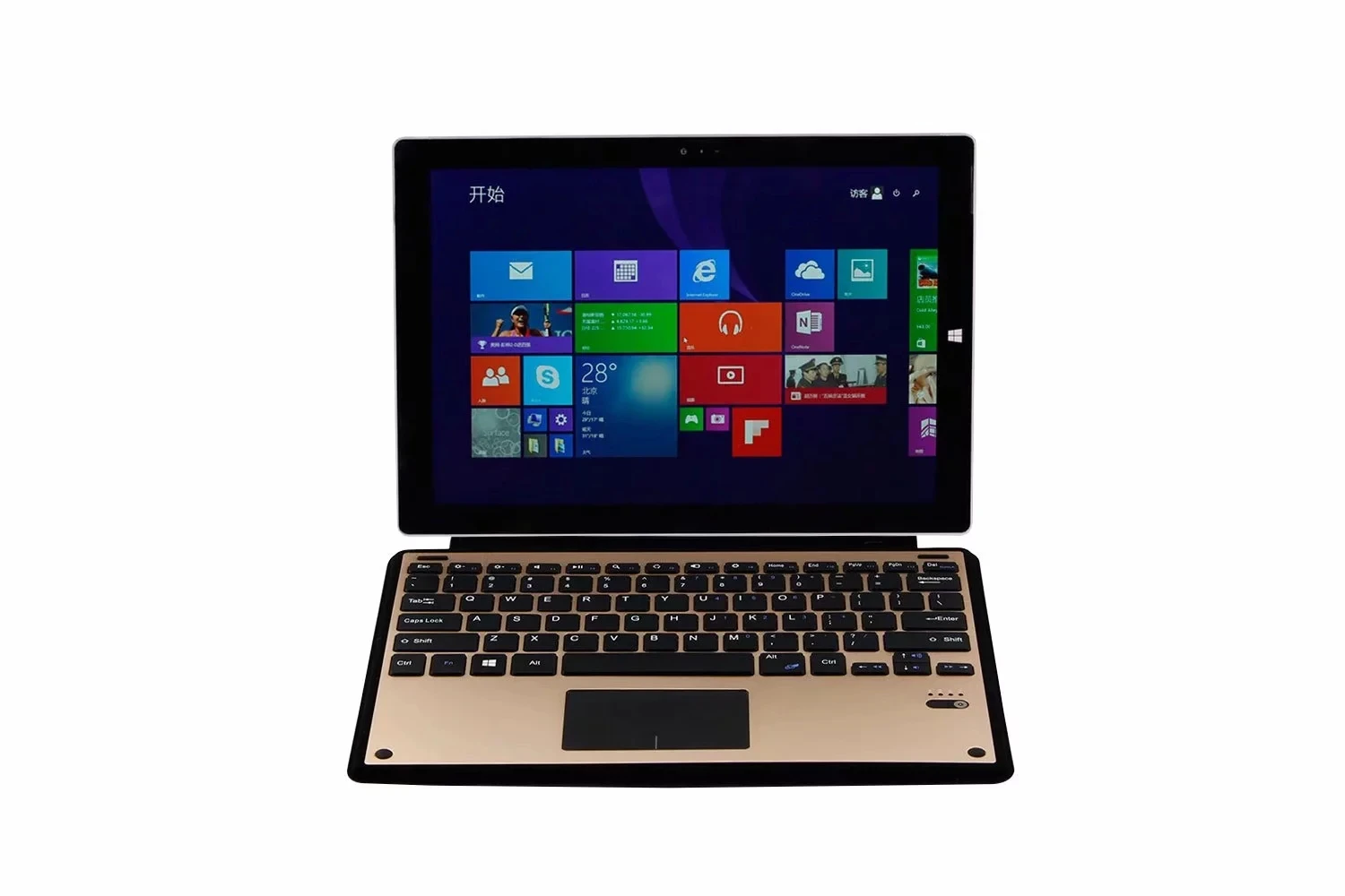 FULAIKATE для microsoft Surface 3 Bluetooth беспроводная клавиатура с Toupad для IOS Android планшетный ПК Windows алюминиевый бизнес