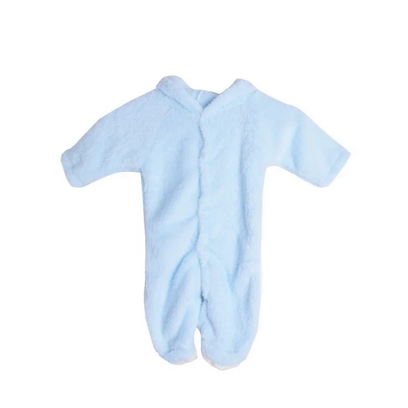 Зимние детские колготки; детские толстовки из кораллового флиса; комбинезон для новорожденных; Одежда для новорожденных - Цвет: blue