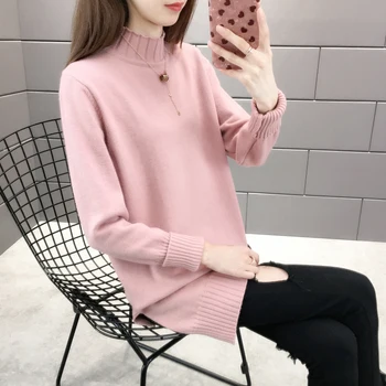 

2020 Feminino Women Sweaters And Pullovers 9319 New Women's Mid Length High Collar Pullover 43 -- 2 / F, 3 Rows, 4 Shelves