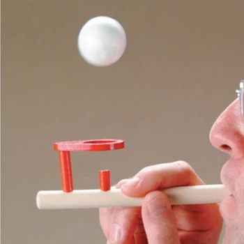 

2019 useful Wooden Blowing Ball Balance Training Vital Capacity Stick for Baby Boy Girl Kid Learning Educational Toys