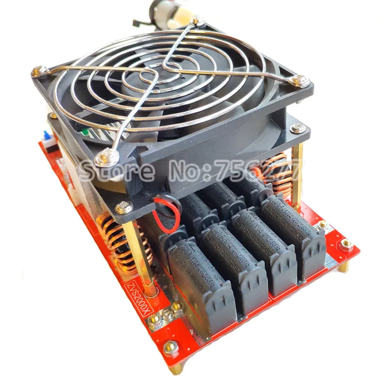 US $101.00 2000W ZVS High Frequency Induction Heater Module Flyback Driver Heater Good Heat Dissipation CoilPump Power AdapterCrucible
