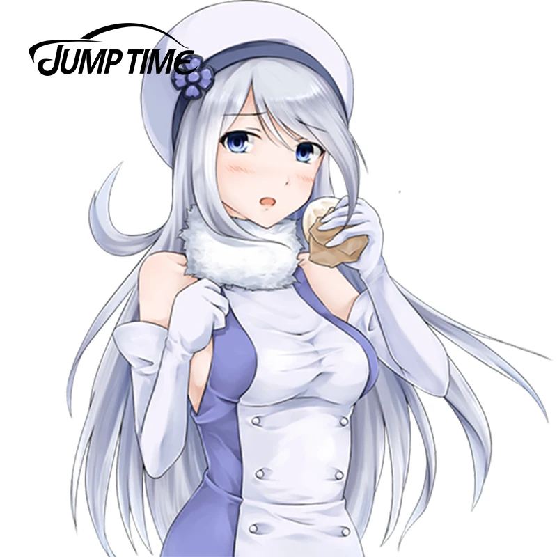 Автомобильная наклейка JumpTime для привлекательной девушки 13 см х 11 4 стикер с