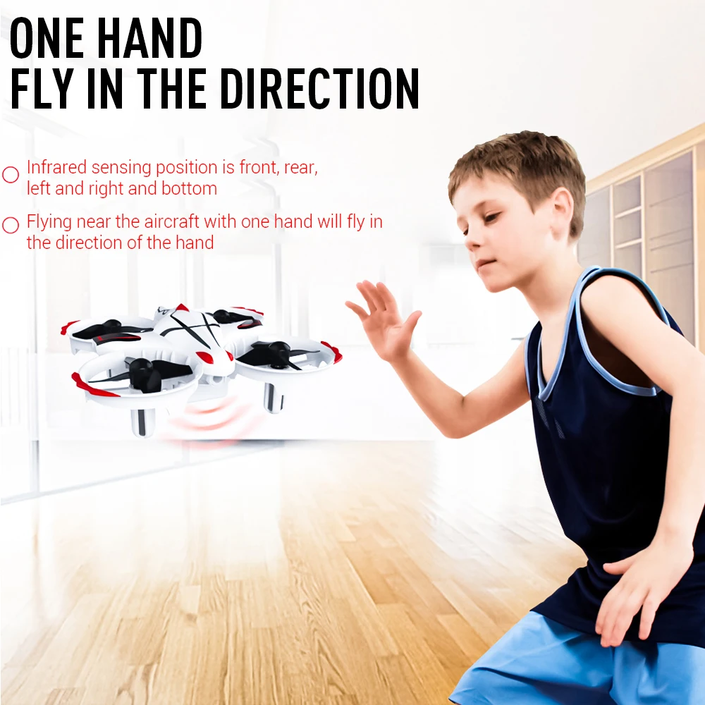 

Induction quadcopter Infrared Sensor 2.4G remote control fixed four-axis infrared interactive gesture sensing Gesture Control