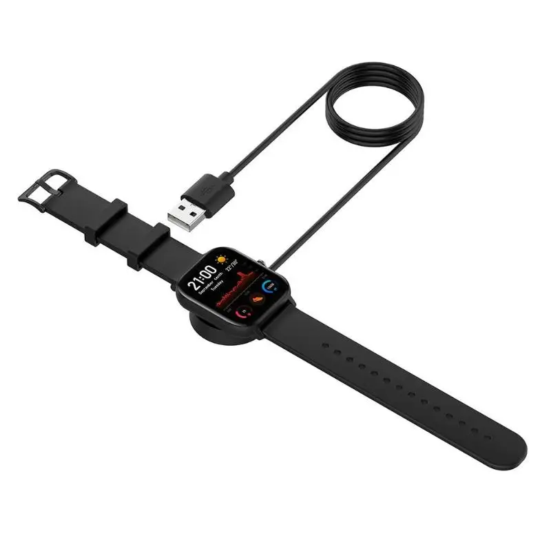 1 м быстрое зарядное устройство беспроводной зарядный кабель для Huami Amazfit GTS/Amazfit GTR Смарт-часы зарядный шнур док-станция база