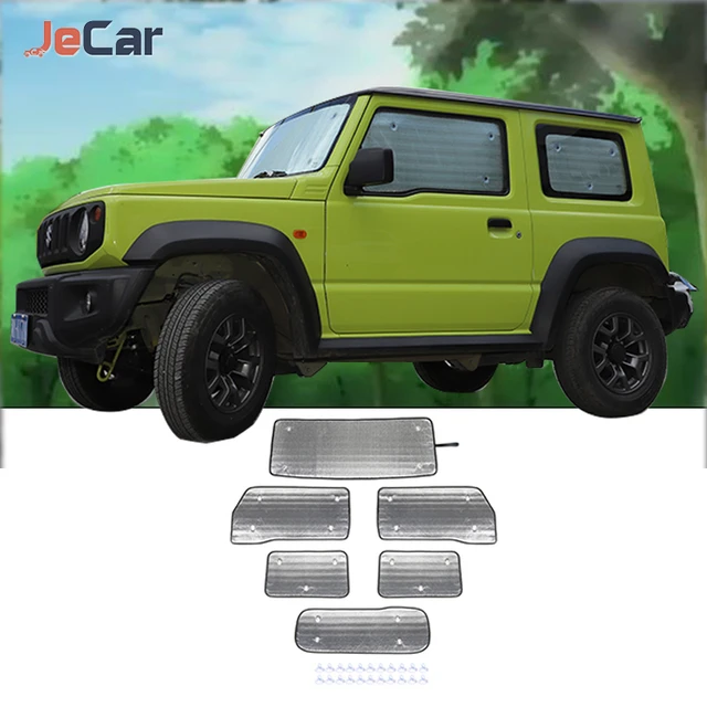 Auto Visier Abdeckung Block Fenster Sonnenschutz Auto Windschutz Abdeckung  Für Suzuki Jimny 2019 Up Auto Zubehör - AliExpress