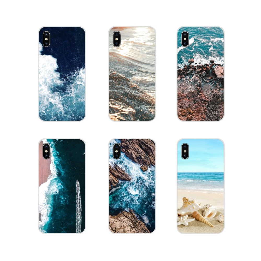 Sandy beach Clear Sea Sky For Samsung Galaxy J1 J2 J3 J4 J5 J6 J7 J8 Plus 2018 Prime 2015 2016 2017 Transparent Soft Cases Cover | Мобильные