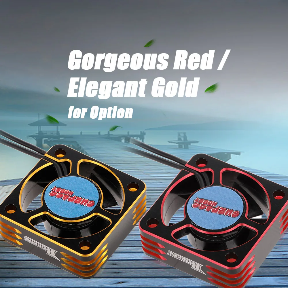 

SURPASS HOBBY 5V 28000rmp Cooling Fan for 540 Sensored Sensorless Motor RC Car Motor