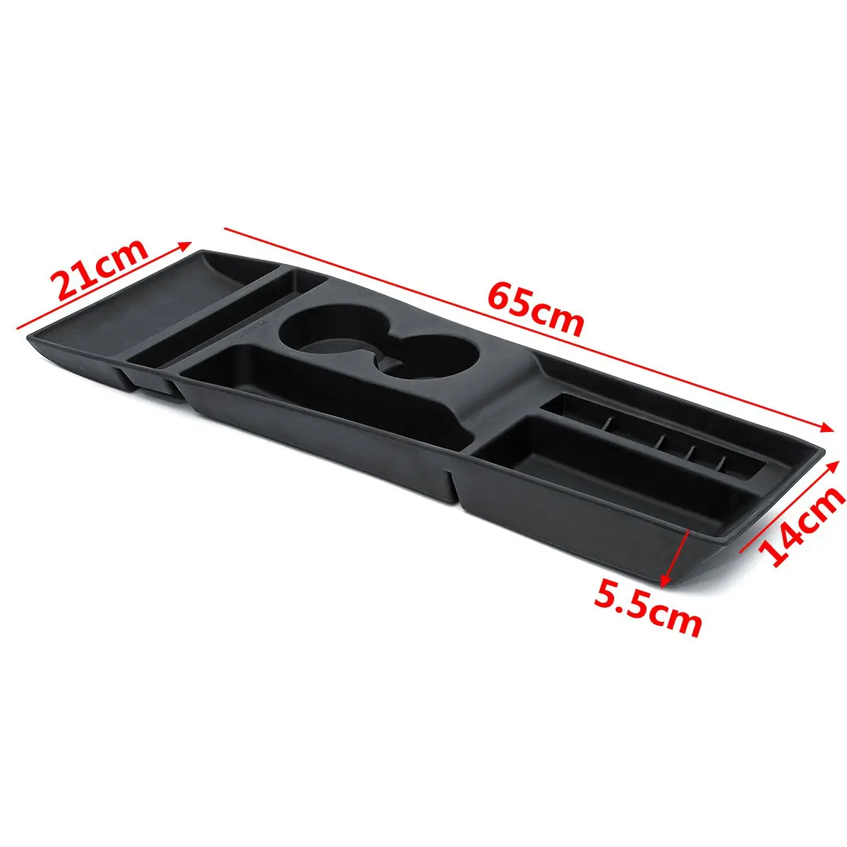 Silicone Front Center Console Storage Box Holder for Tesla Model X Model S 12-17