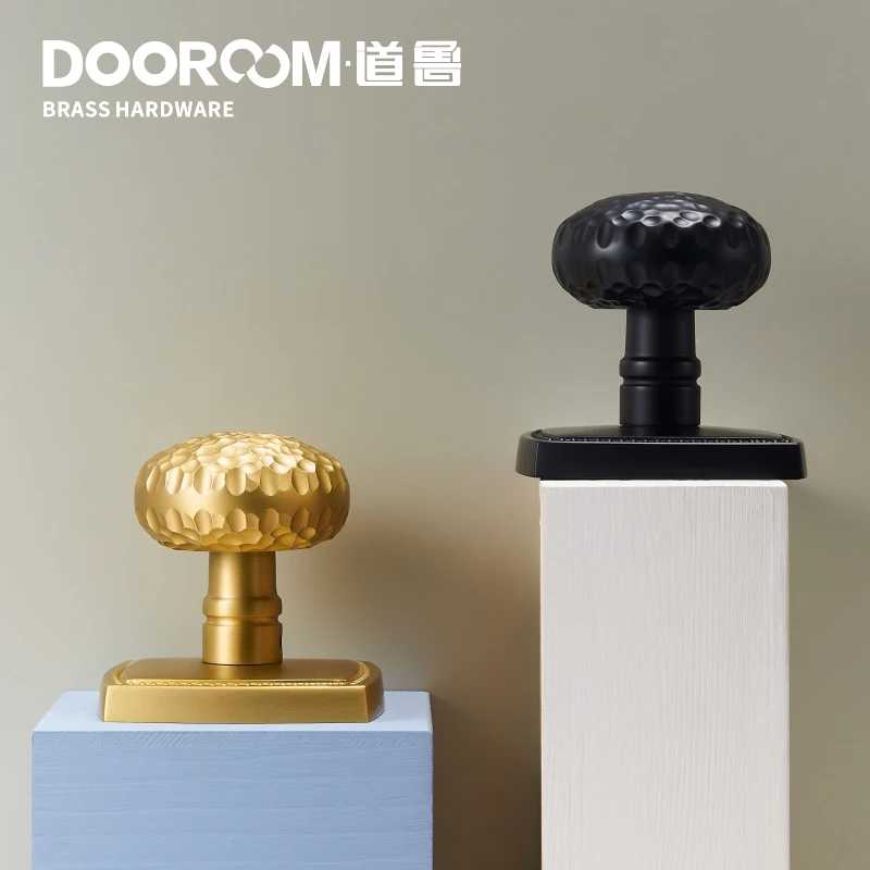 Dooroom латунный дверной замок набор современная спальня ванная комната двойная дверь рычаг манекен секретный