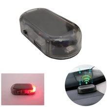 

For Car Solar Led Anti-Theft Light Strobe Signal Light Power Dummy Alarm Warning Flash LED Solar Light