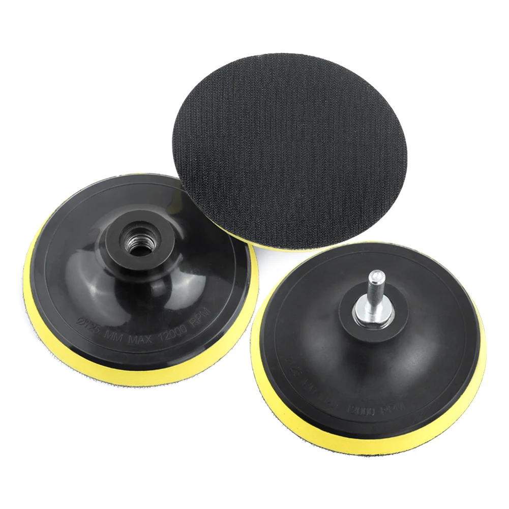 

5" 125mm Sandpaper Disc Holder M8 M10 M14 For Woodworking Self-adhesive Sanding Disc Pad for Dremel Electric Grinder Rotary Tool