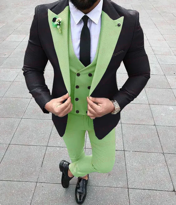 Il più nuovo abito da sposa rosa per uomo giacca Oversize su misura sposo  Best Man smoking Blazer gilet doppio petto con pantaloni 3 pezzi|Suits| -  AliExpress