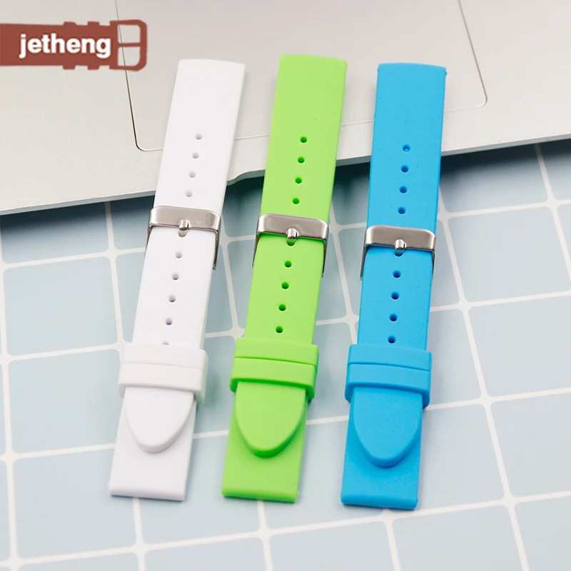 

20mm Soft Silicone watchband Waterproof Bracelet suitable for Huawei Watch GT 42mm Rubber Strap Watch Accessories