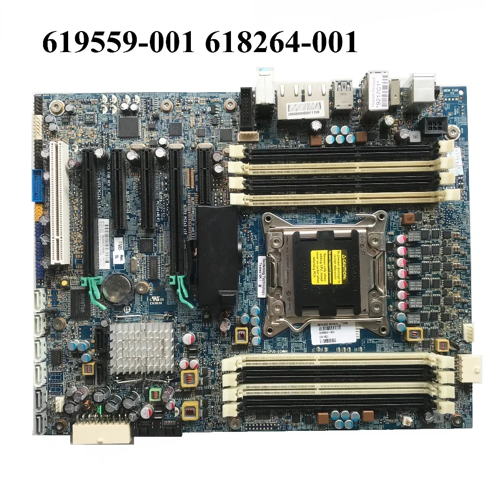 

Excellent For HP Z620 Desktop Motherboard X79 LGA 2011 C602 619559-001 618264-001 100% working