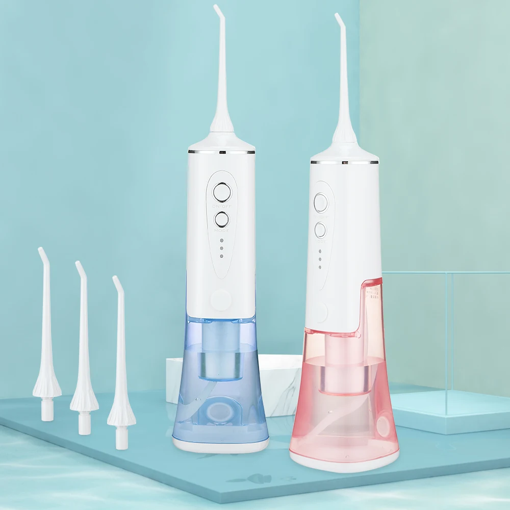 Oral Irrigator Cordless Dental Water Flosser Portable Water Jet 200ML